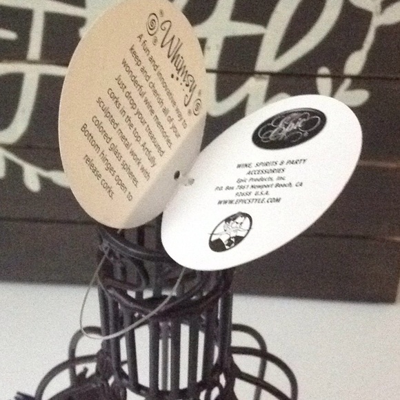 Epic Wine Bottle Cork Cage 14" Metal - Picture 7 of 8